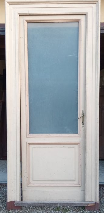 puerta de vidrio