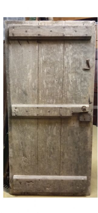 Single-leaf door