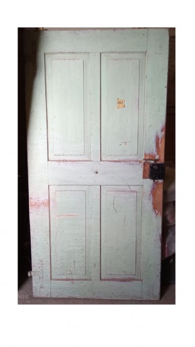 Single-leaf door